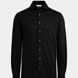 Black Extra Slim Fit Shirt
Knitted Egyptian Cotton size 16-16 1/2